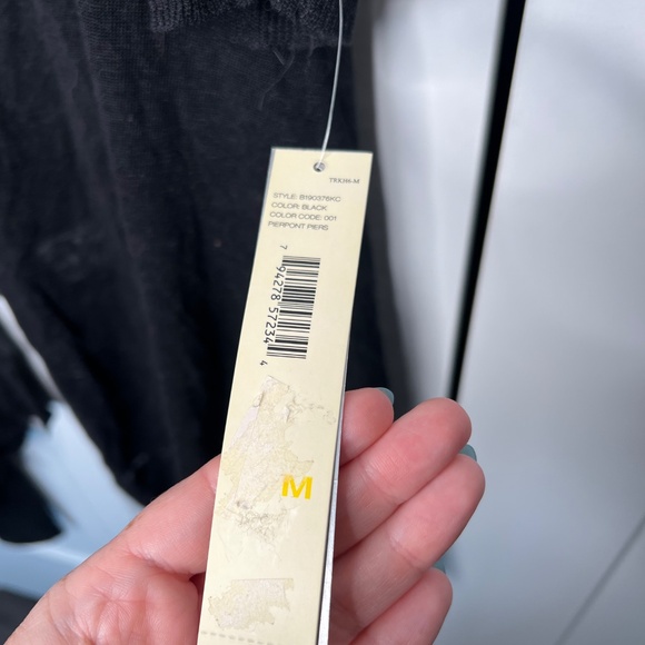 DKNYC NWT Linen Blend Open Long Cardigan Women’s Size Medium - Picture 3 of 5